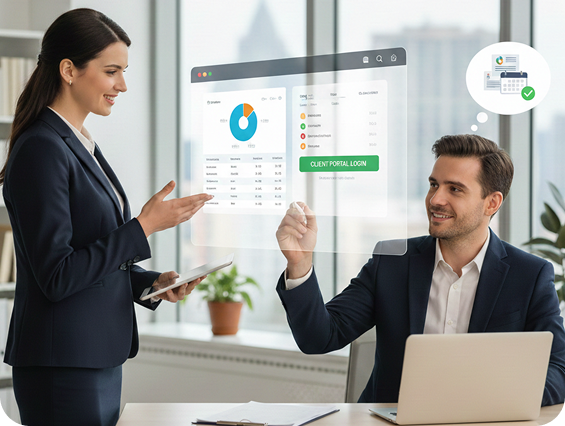 Client Portal Interface